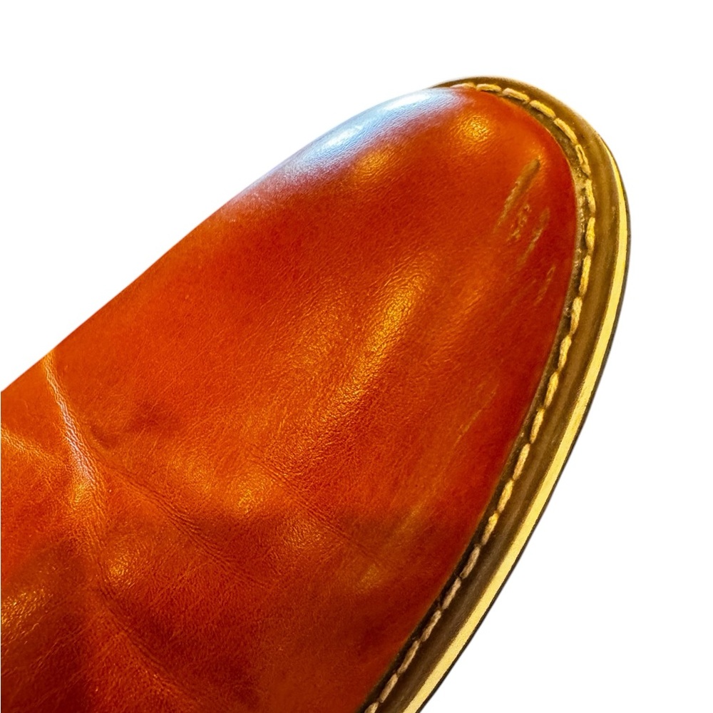 Mofri Men's Dress Shoe Size 12 Cognac Casual Formal Oxford Style Waterproof - Picture 11 of 11